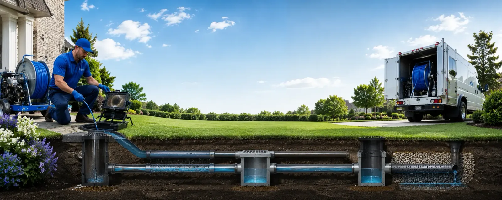 Outdoor drain cleaning information for Dunlap, IL